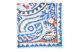 Платок сувенирный Русские в моде Грезы о Византии 90х90 см, шелк, вискоза, ручная подшивка