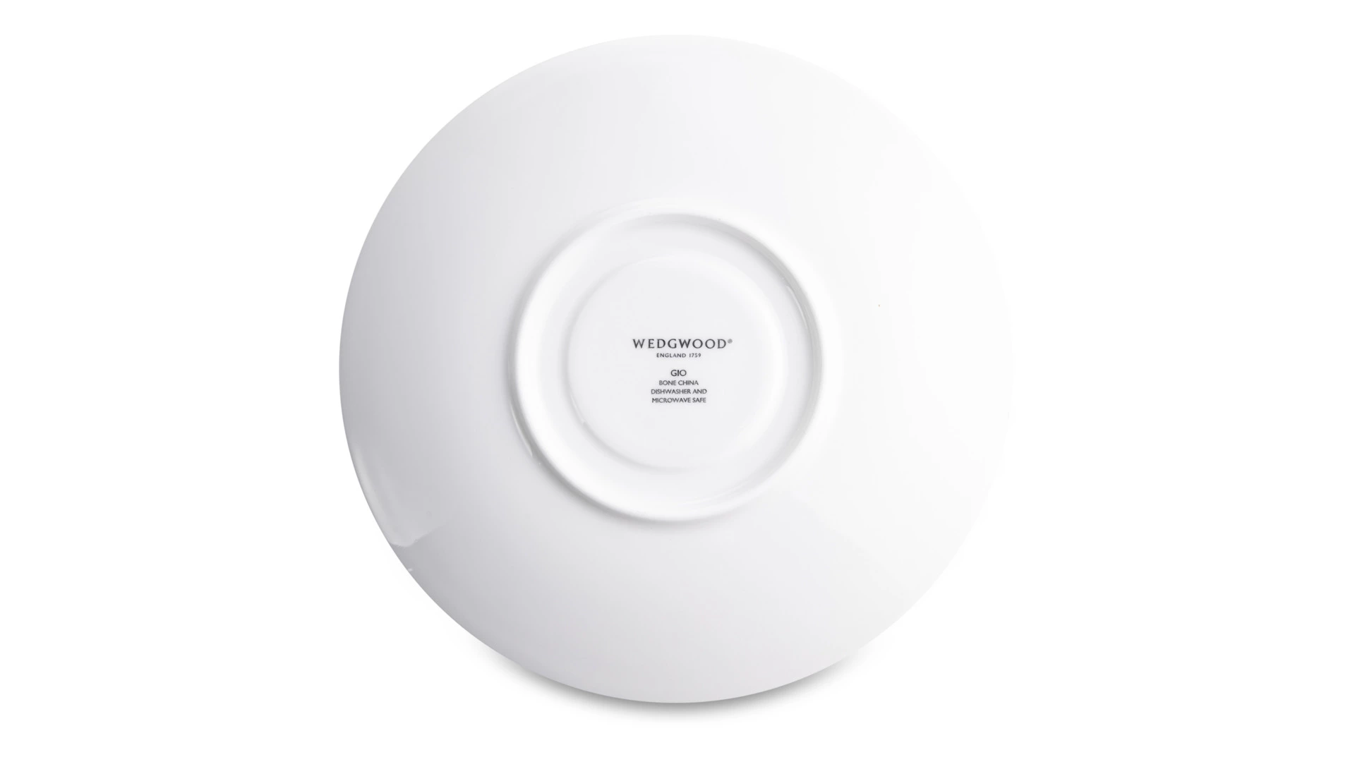Чашка чайная с блюдцем Wedgwood Джио 260 мл, фарфор костяной, п/к