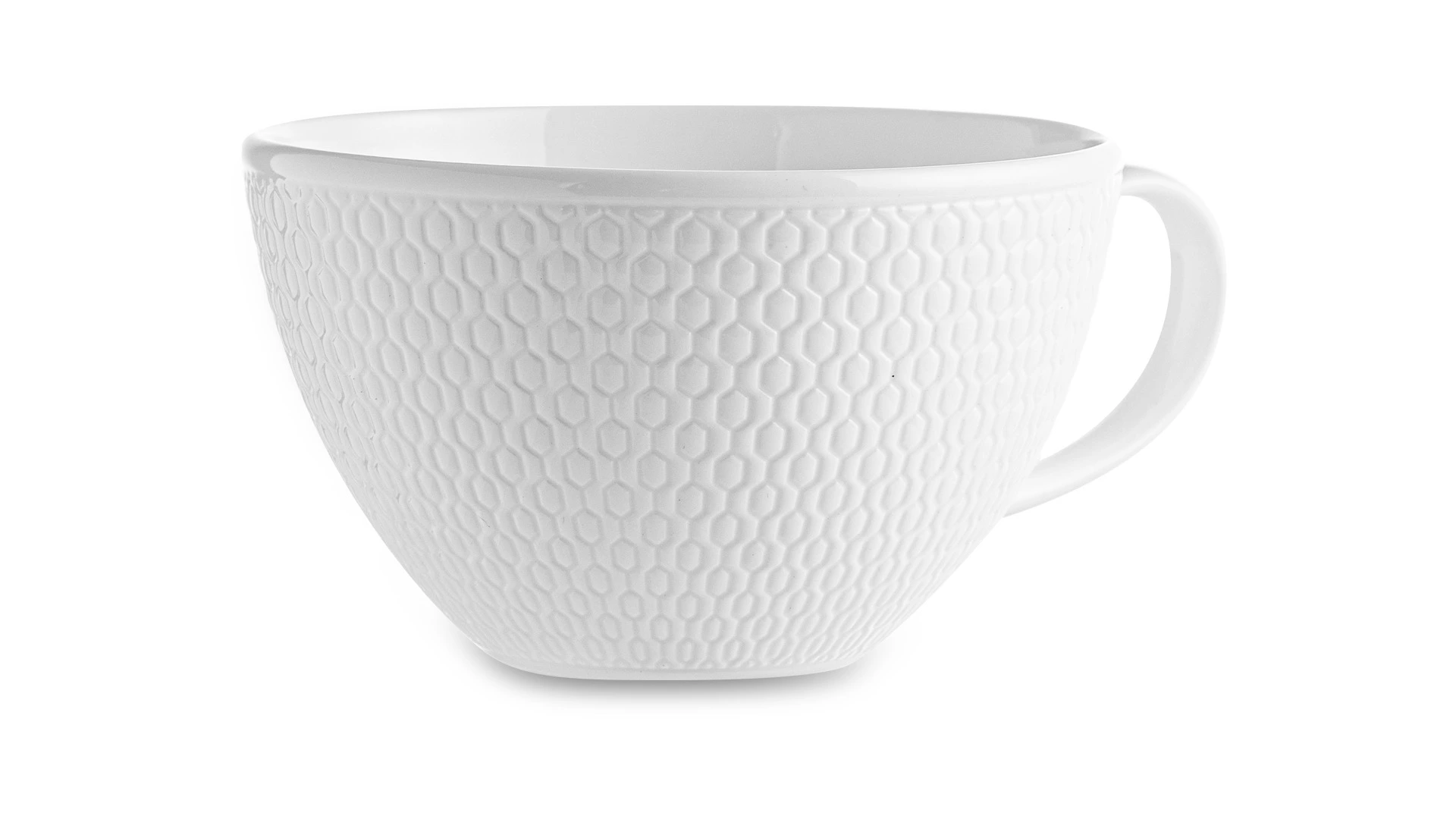 Чашка чайная с блюдцем Wedgwood Джио 260 мл, фарфор костяной, п/к