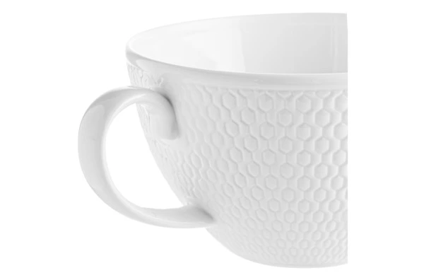 Чашка чайная с блюдцем Wedgwood Джио 260 мл, фарфор костяной, п/к