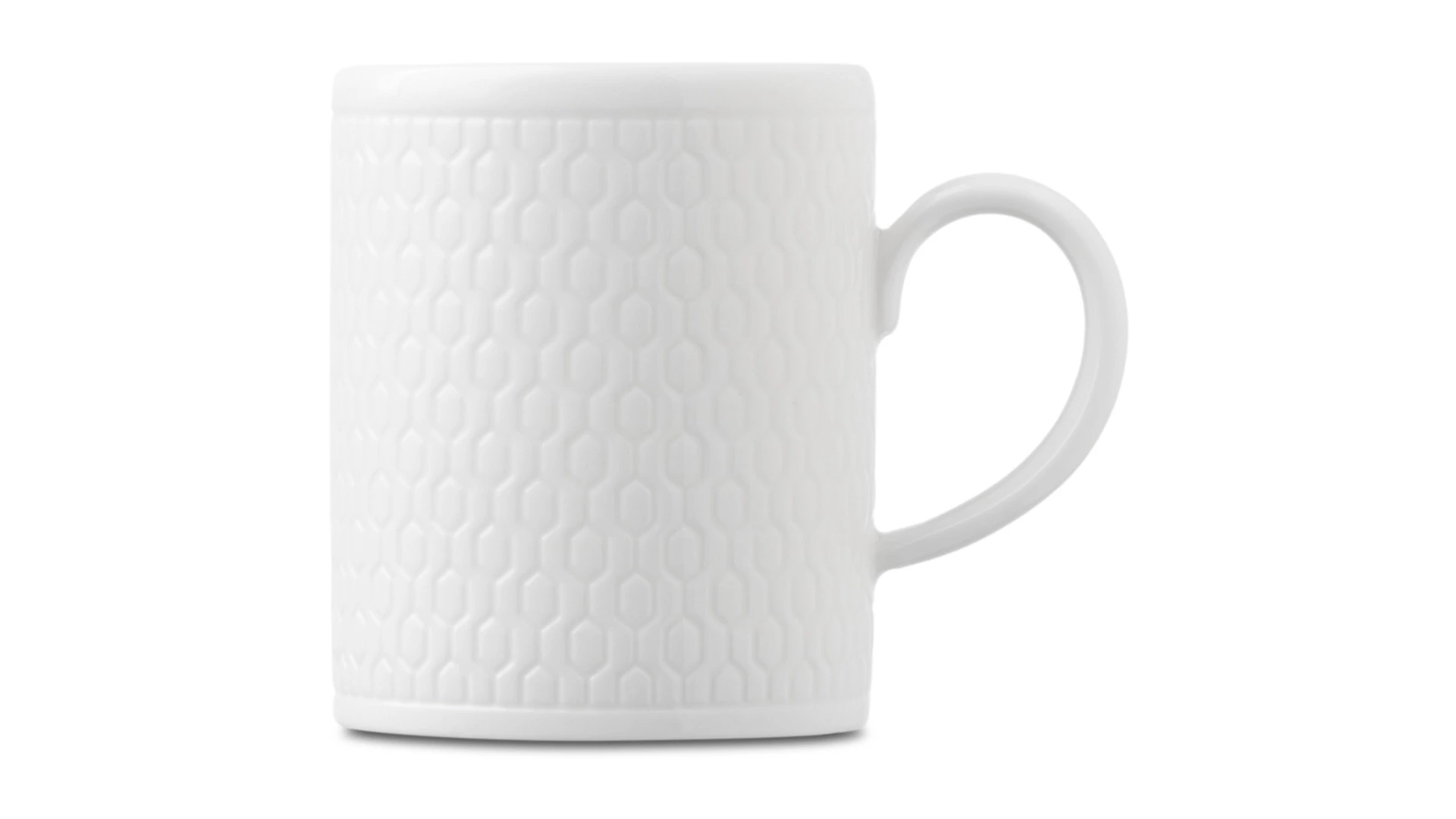 Чашка кофейная с блюдцем Wedgwood Джио 90 мл, фарфор костяной, п/к