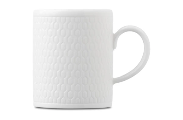 Чашка кофейная с блюдцем Wedgwood Джио 90 мл, фарфор костяной, п/к