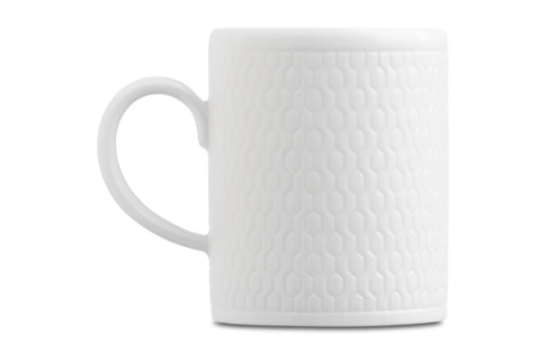 Чашка кофейная с блюдцем Wedgwood Джио 90 мл, фарфор костяной, п/к