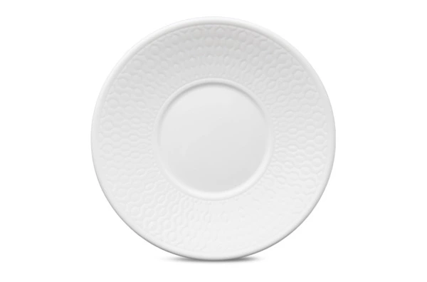 Чашка кофейная с блюдцем Wedgwood Джио 90 мл, фарфор костяной, п/к