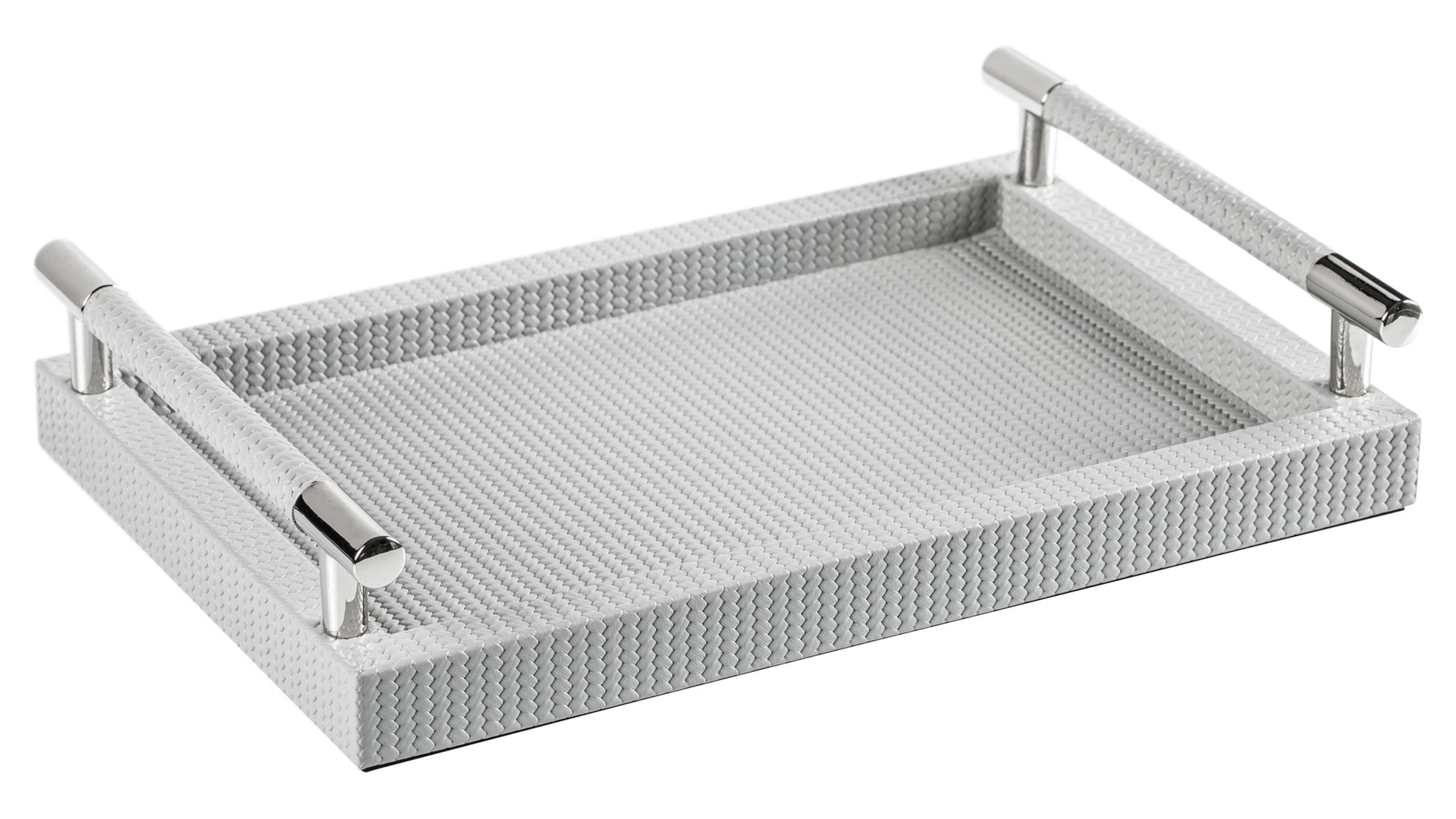 Поднос прямоугольный Pinetti Фиренз 20,5х31 см, серый