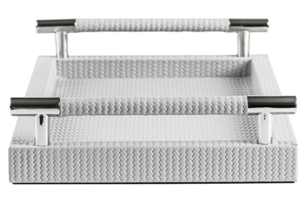 Поднос прямоугольный Pinetti Фиренз 20,5х31 см, серый