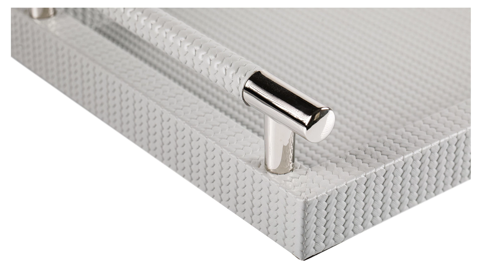 Поднос прямоугольный Pinetti Фиренз 20,5х31 см, серый