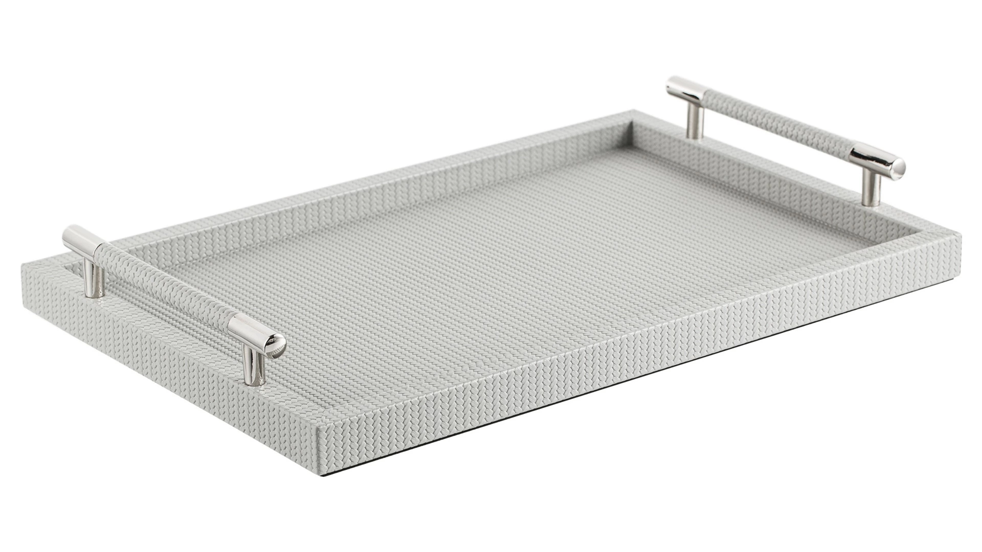 Поднос прямоугольный Pinetti Фиренз 29,5х45 см, серый