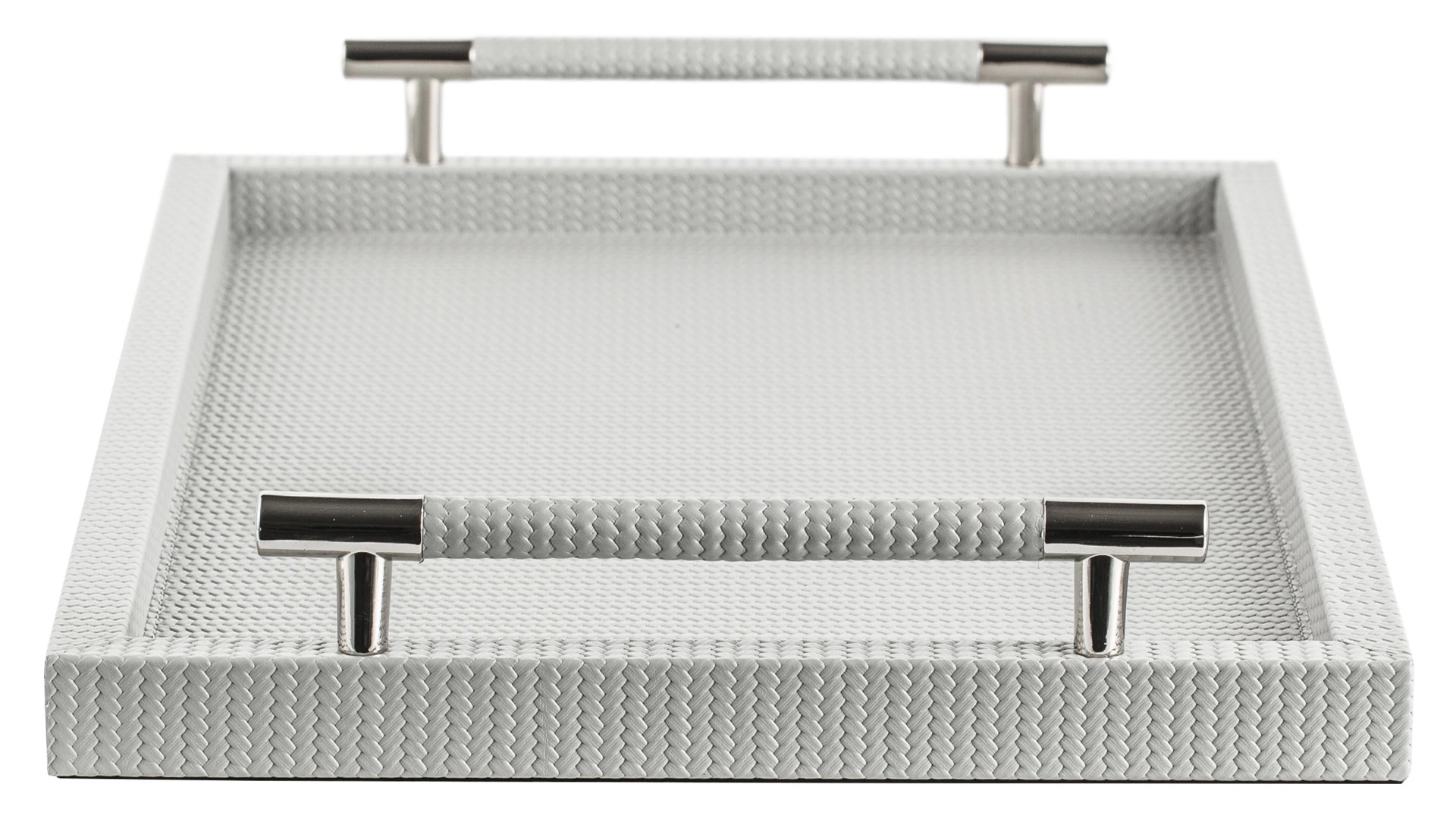 Поднос прямоугольный Pinetti Фиренз 29,5х45 см, серый