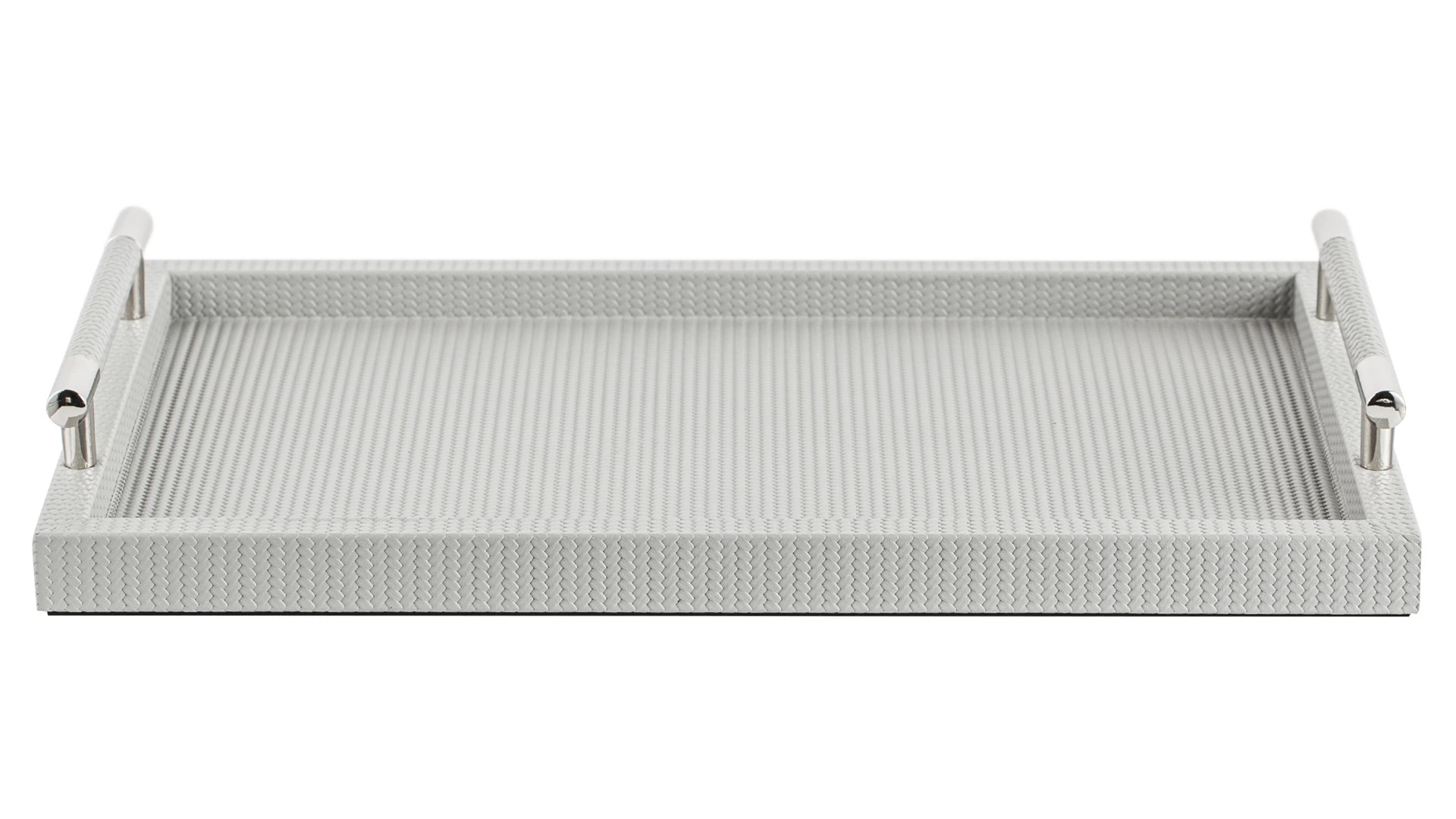 Поднос прямоугольный Pinetti Фиренз 29,5х45 см, серый