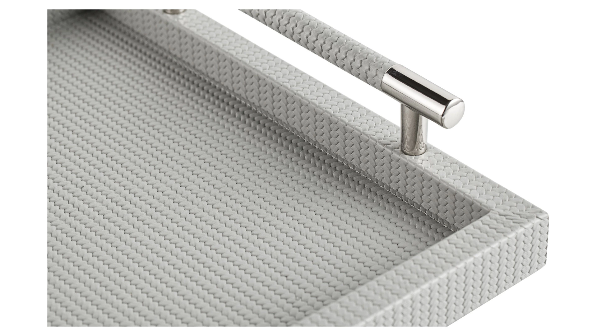 Поднос прямоугольный Pinetti Фиренз 29,5х45 см, серый