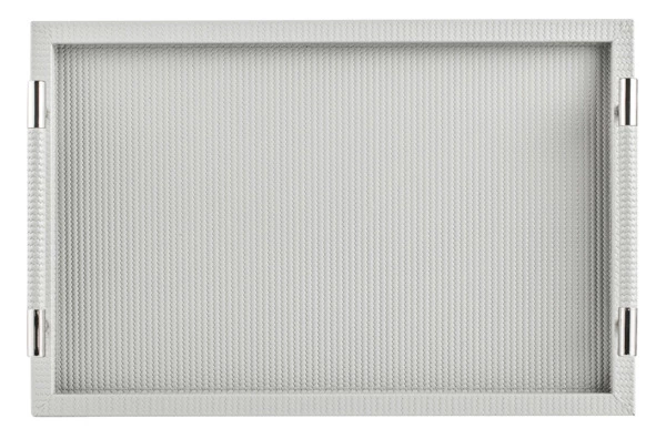 Поднос прямоугольный Pinetti Фиренз 29,5х45 см, серый