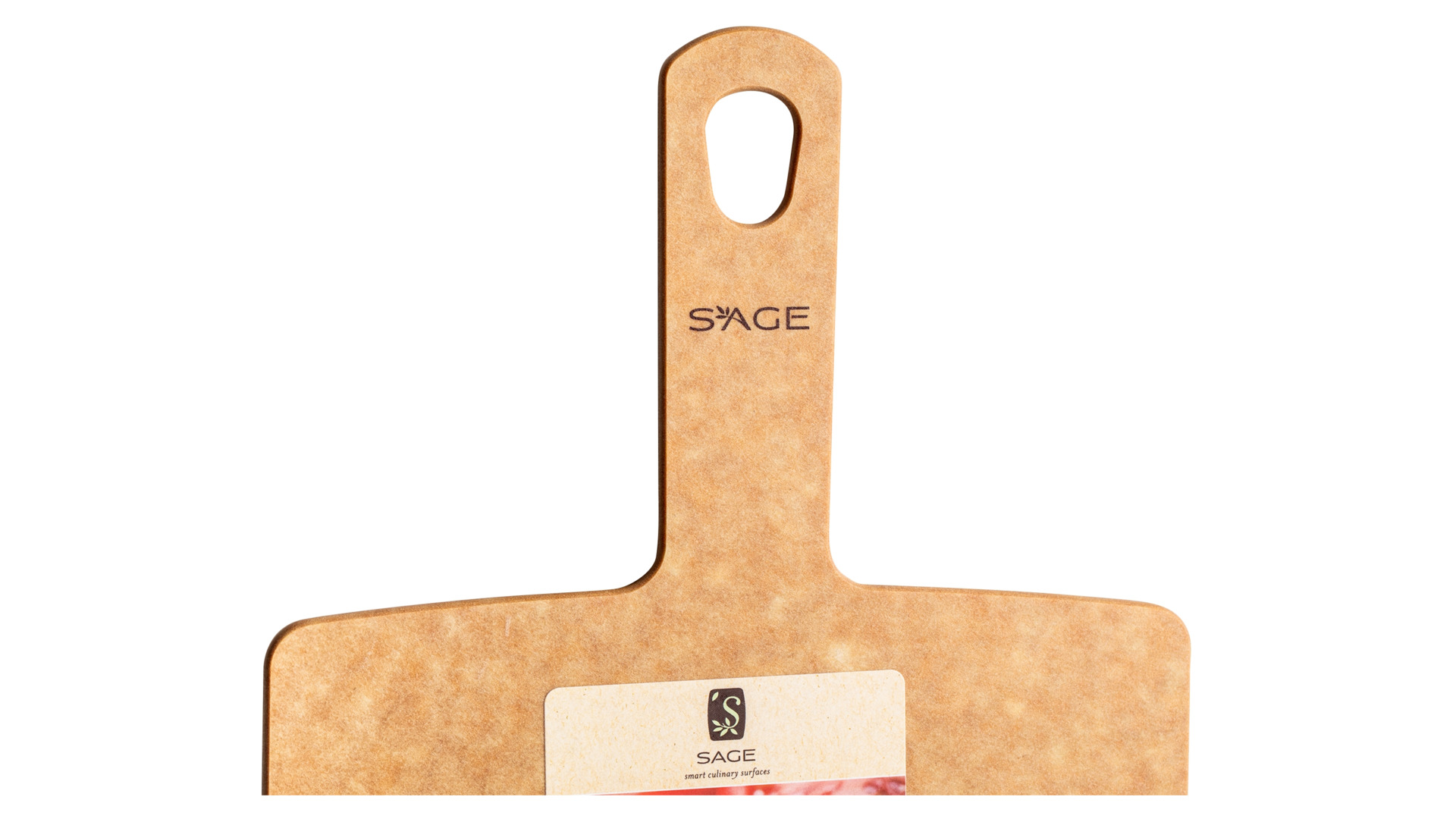 Доска разделочная для хлеба Sage 20x50см, древесный композит, бежевая