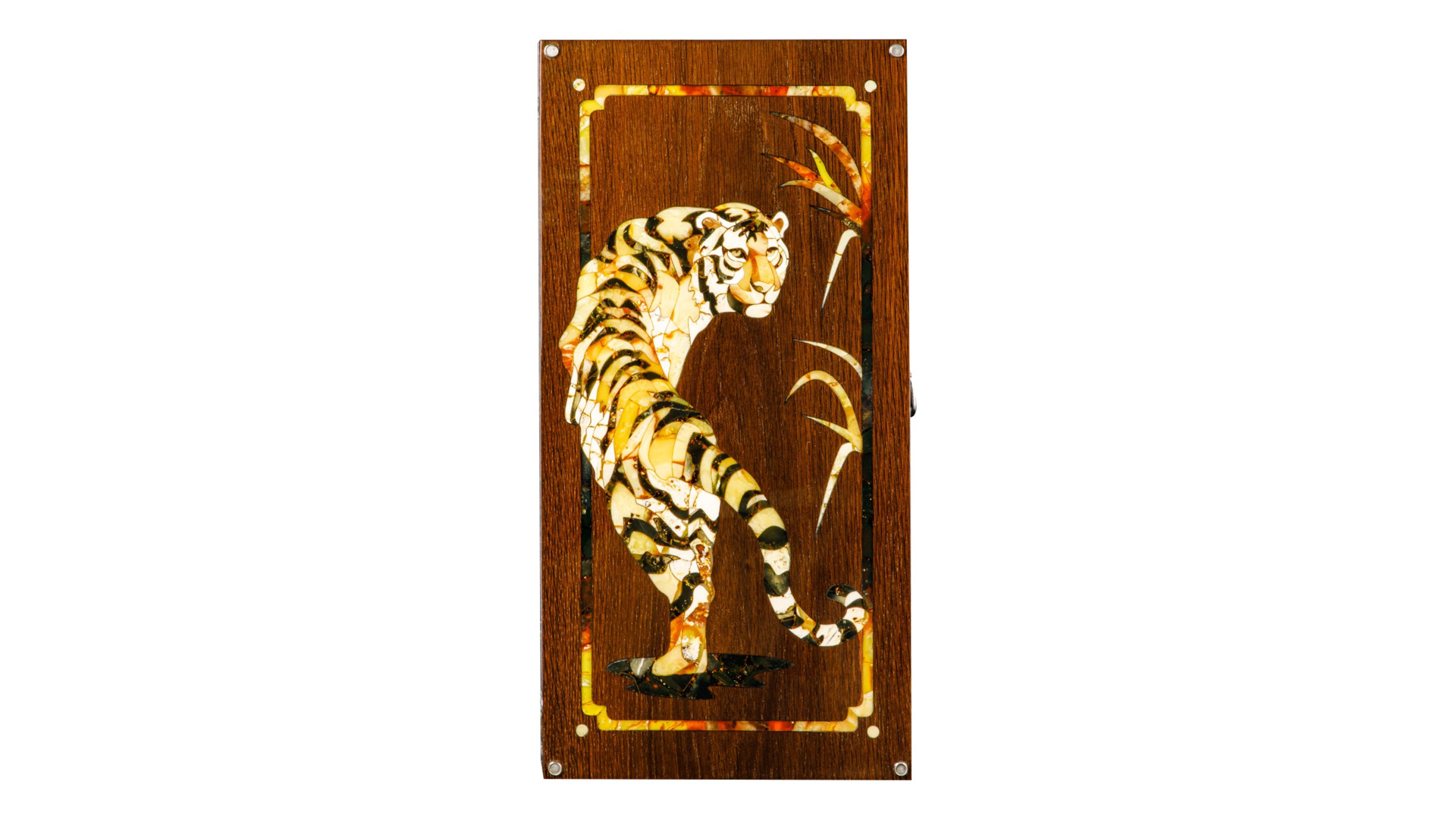 Игра настольная нарды Amber&Wood Крадущийся тигр 60х30 см, дуб мореный