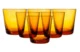 Набор стопок для водки IVV Легкость 80 мл, янтарный, 6 шт