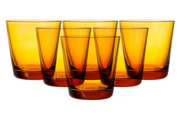 Набор стопок для водки IVV Легкость 80 мл, янтарный, 6 шт