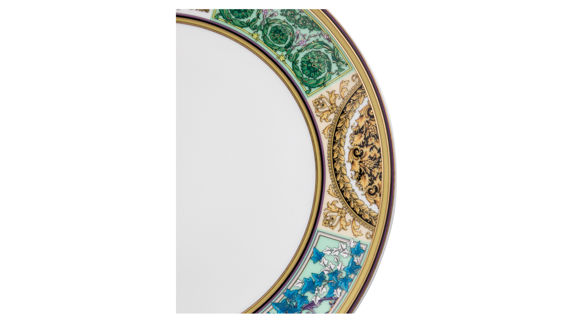 Тарелка закусочная Rosenthal Versace Барокко Мозаик 21 см, фарфор