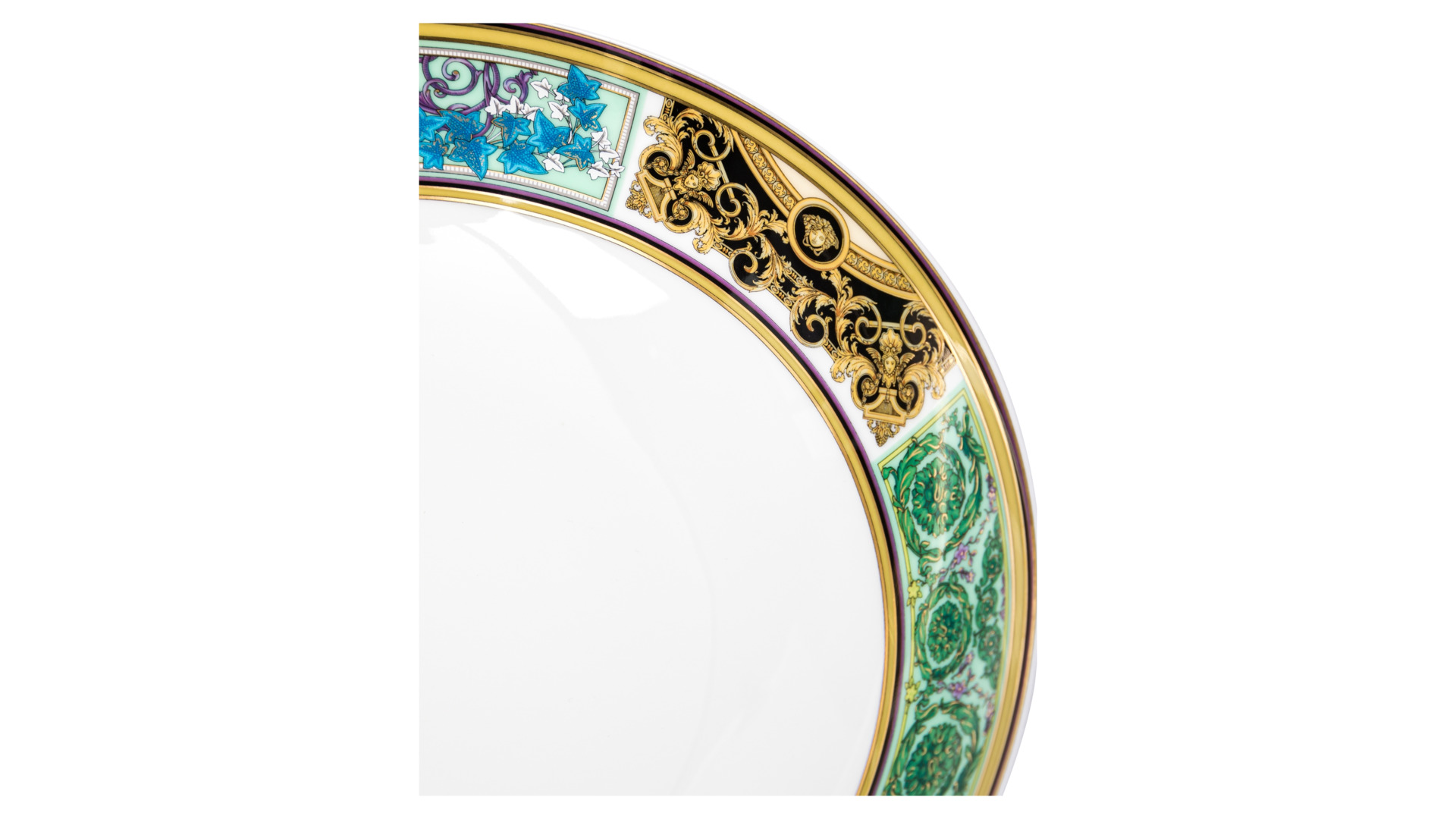Тарелка суповая Rosenthal Versace Барокко Мозаик 22 см, фарфор