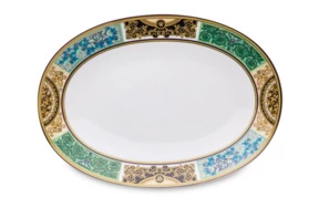 Блюдо овальное Rosenthal Versace Барокко Мозаик 33 см, фарфор