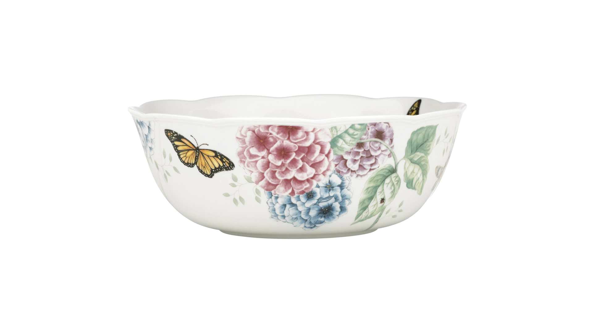 Салатник Lenox Бабочки на лугу Гортензия 24,9 см