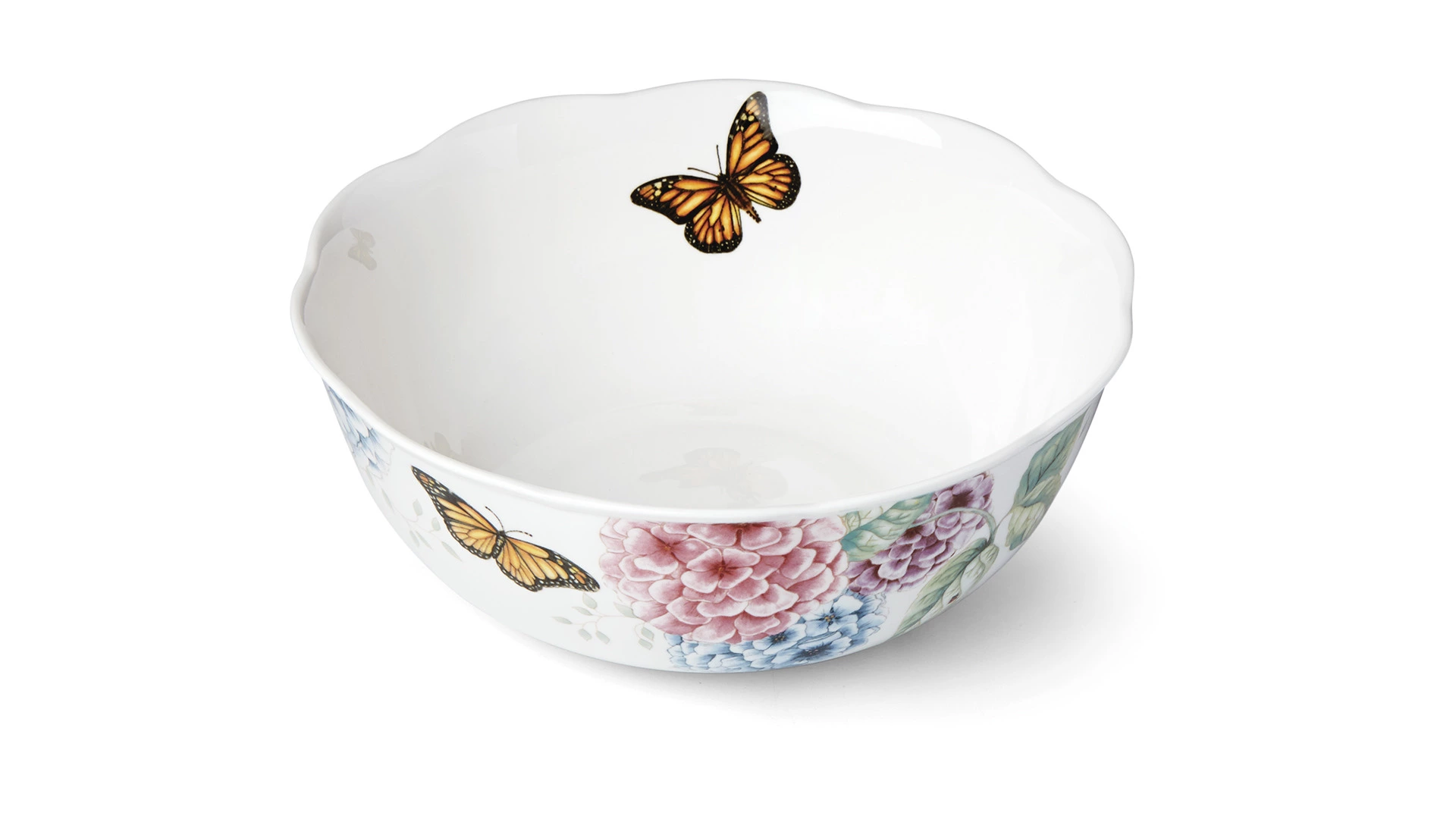 Салатник Lenox Бабочки на лугу Гортензия 24,9 см