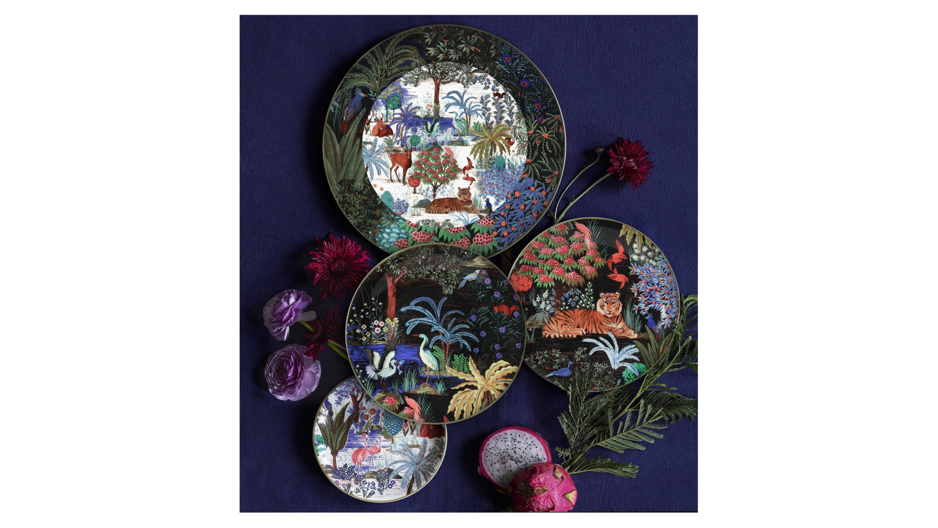 Тарелка пирожковая Gien Дворцовый сад Антилопа 17 см, фаянс