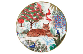 Тарелка пирожковая Gien Дворцовый сад Тигр 17 см, фаянс