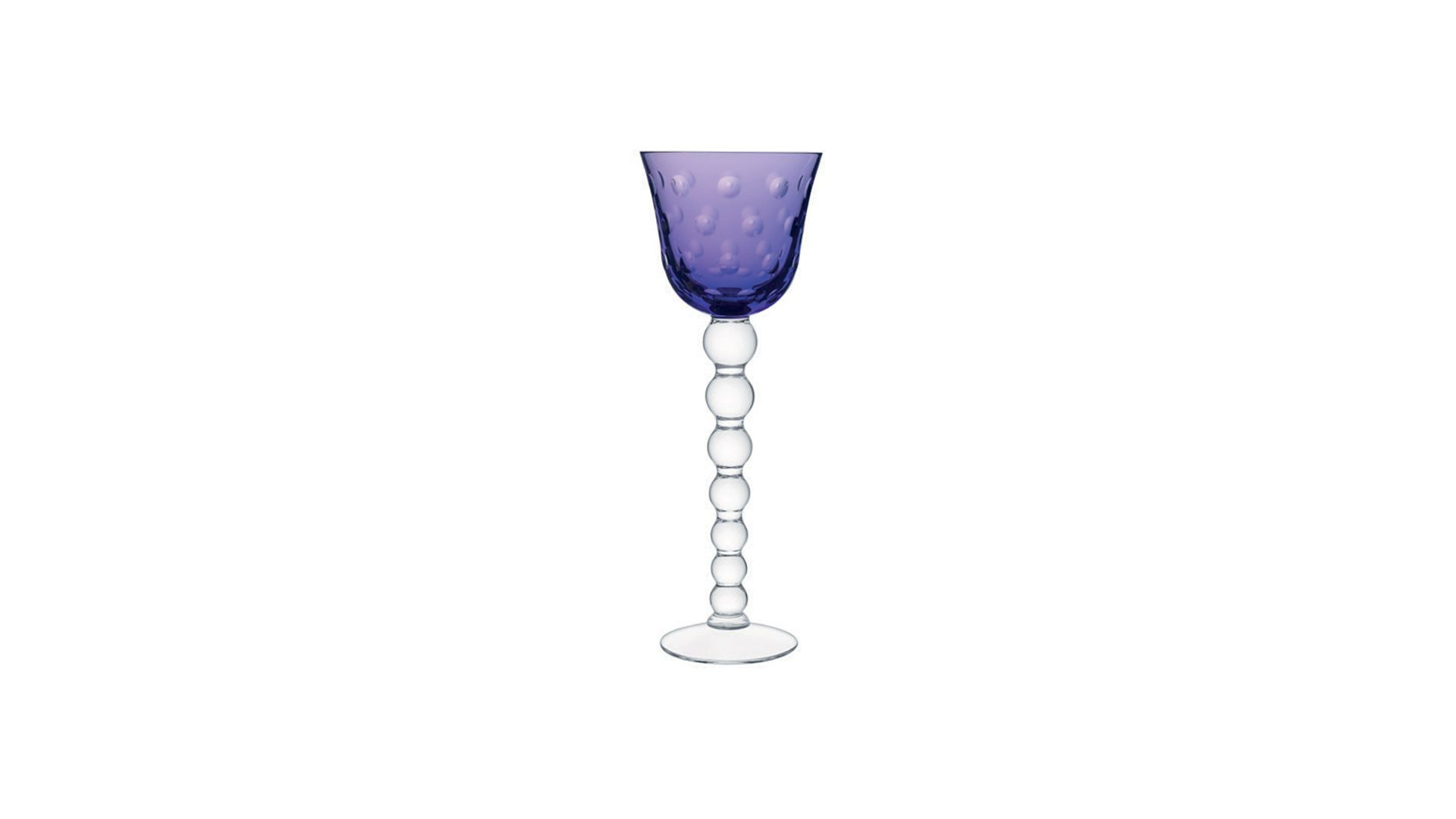 Бокал для белого вина Saint-Louis Капли 110 мл, фиолетовый