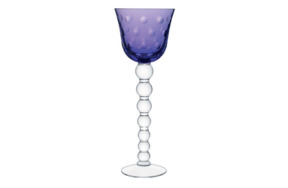 Бокал для белого вина St Louis Капли 110 мл, фиолетовый