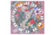 Платок Radical Chic Flower clock lilac 90х90см, шелк