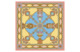 Платок Radical Chic Faberge Treasures 90х90см, оранжевый, шелк