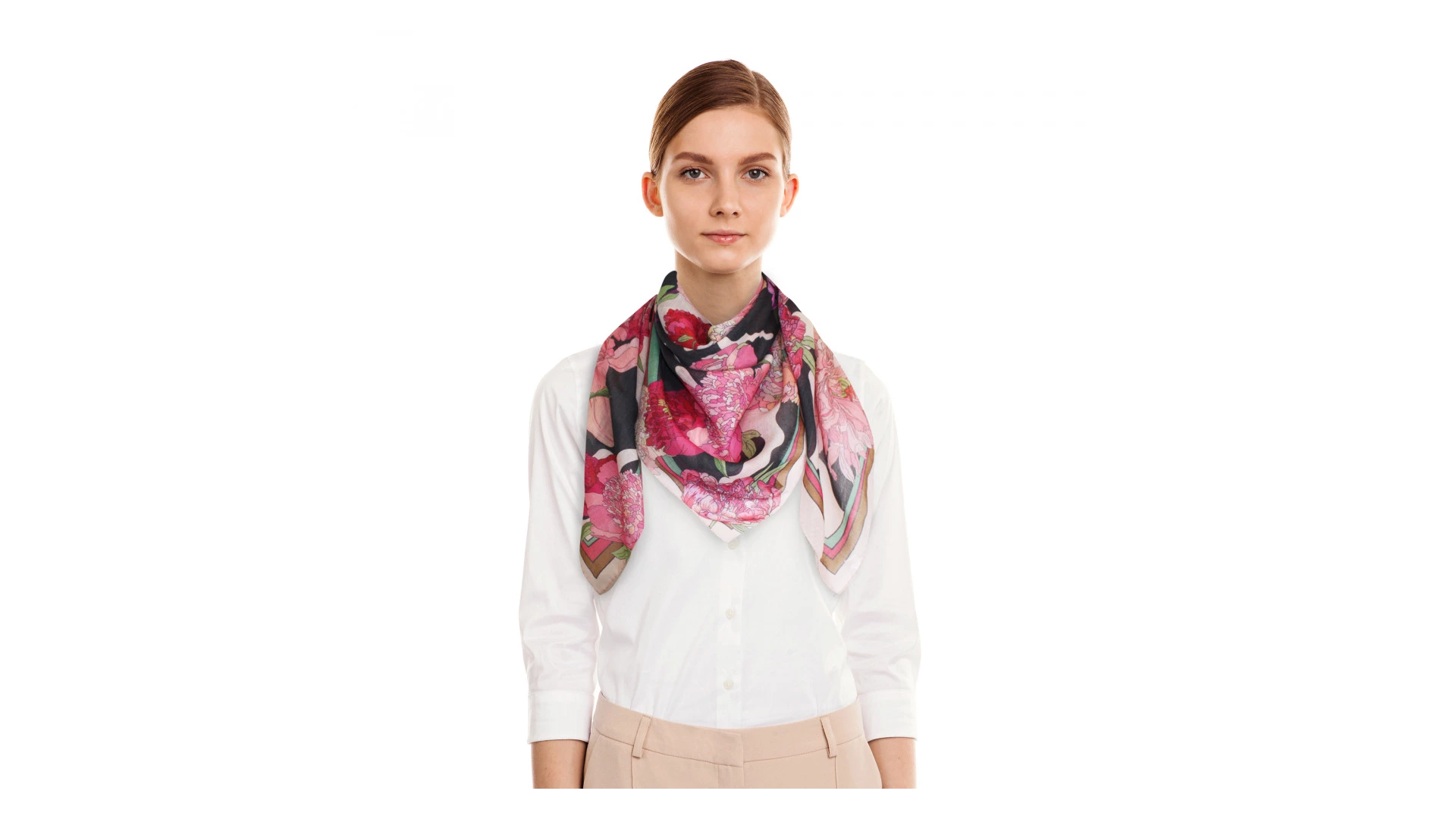 Платок Radical Chic Cow wow 120x120см, шерсть