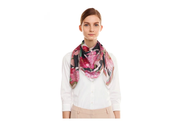 Платок Radical Chic Cow wow 120x120см, шерсть