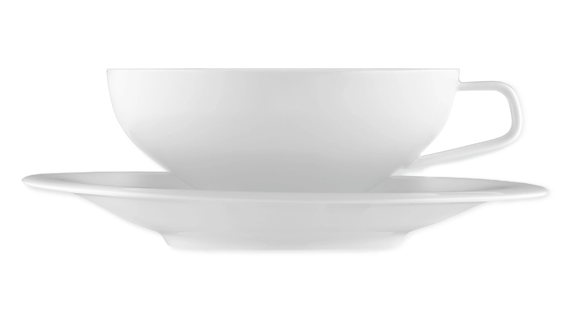 Чашка чайная с блюдцем Furstenberg Флюен Идеальные линии 200 мл