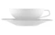 Чашка чайная с блюдцем Furstenberg Флюен Идеальные линии 200 мл