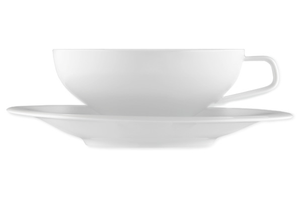 Чашка чайная с блюдцем Furstenberg Флюен Идеальные линии 200 мл