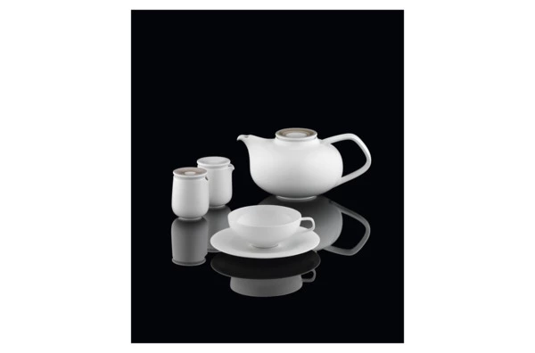 Чашка чайная с блюдцем Furstenberg Флюен Идеальные линии 200 мл