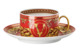 Чашка чайная с блюдцем Rosenthal Versace Виртус 200 мл, фарфор