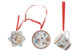 Набор новогодних украшений Hutschenreuther Подарки на Рождество 6 см, 3 шт (звезда, тарелка, Кружка