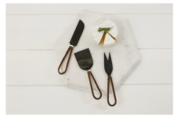 Набор ножей для сыра The Just Slate Company 17,5-19 см, 3 шт, п/к
