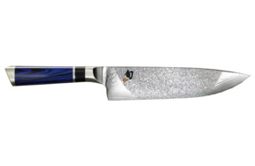 Нож поварской Шеф KAI Шан Энгецу 20 см, дамасская сталь, 71 слой, лимитированный выпуск