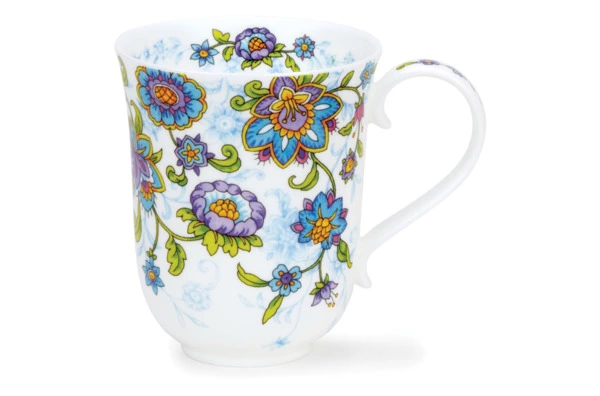 Кружка Dunoon Голубая Вирджиния Бремор 330 мл, фарфор костяной