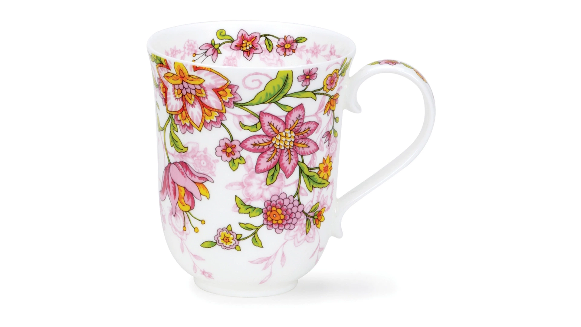 Кружка Dunoon Розовая Вирджиния Бремор 330 мл, фарфор костяной