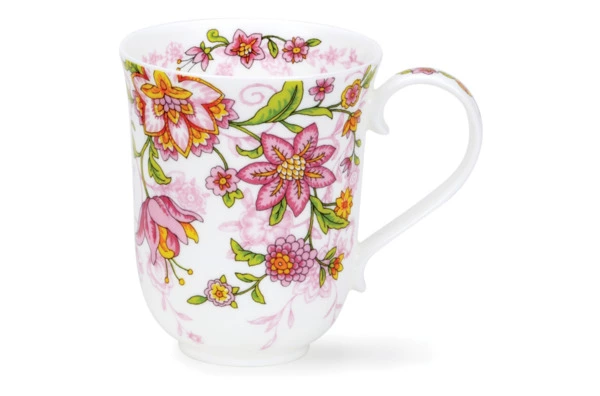 Кружка Dunoon Розовая Вирджиния Бремор 330 мл, фарфор костяной