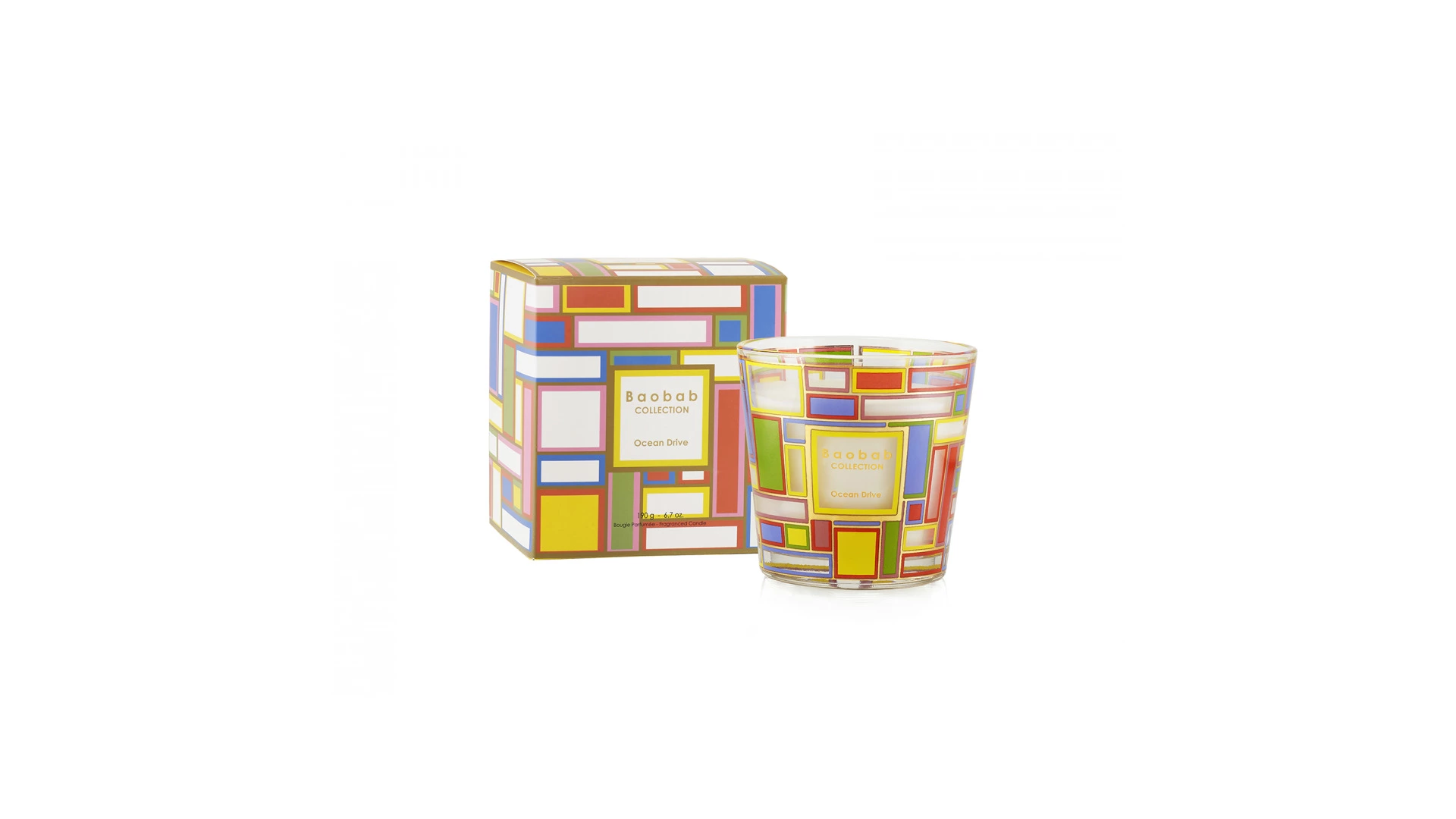 Свеча ароматическая Baobab Collection My first Baobab Max one Ocean Drive 190 гр