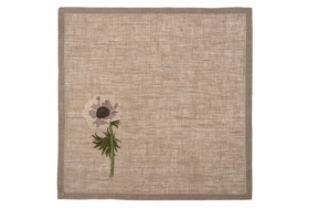 Салфетка Momo for home Золотой анемон 42х42 см, лен
