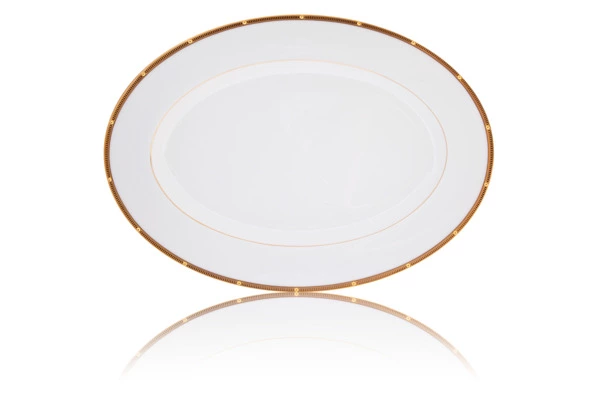 Сервиз столовый Noritake Рочель, золотой кант на 6 персон 20 предметов