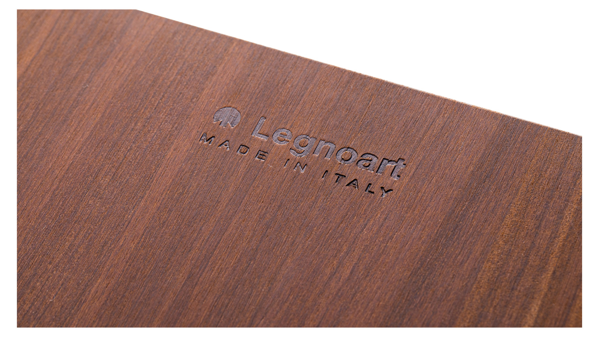 Доска разделочная Legnoart Rialto 37х28х2 см, термо древесина, темная