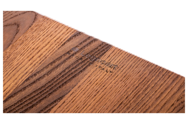 Доска разделочная Legnoart Rialto 45х30х2 см, термо древесина, темная