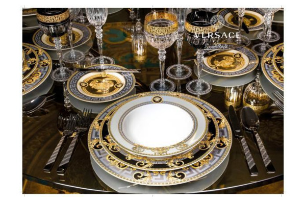 Сервиз столовый Rosenthal Versace Престиж Гала на 6 персон 21 предмет, фарфор